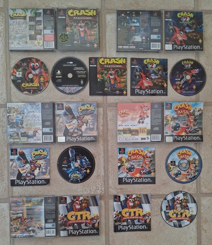 Crash bandicoot ps1 gioco - ps1,